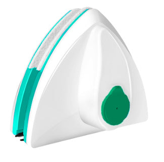 Homís Magnetic Glass Cleaner sleek design with turquoise accents for effective glass cleaning.